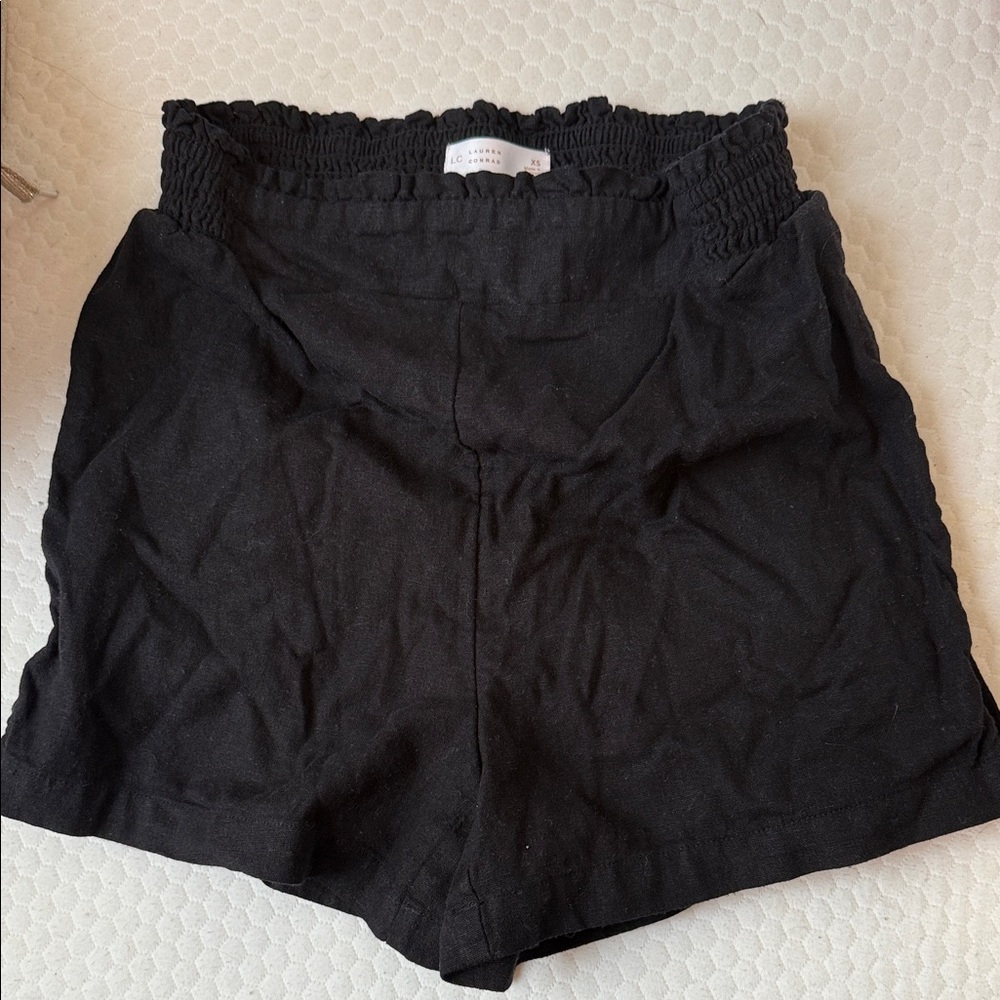 LC Lauren Conrad Black High Waist Women's Shorts